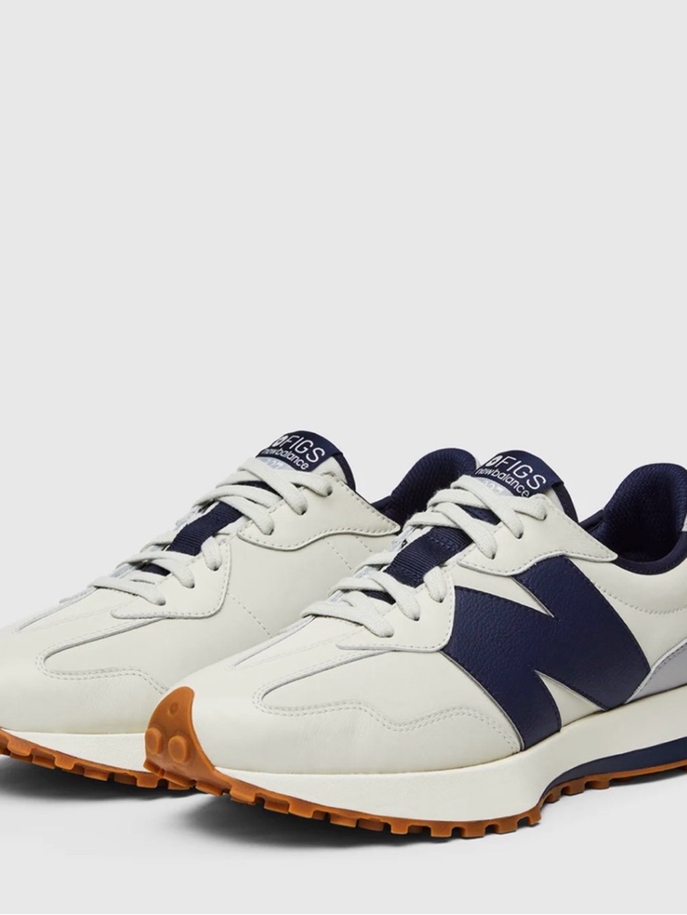 Women’s Figs New Balance 327 Grey/Navy Worn a few times but like new condition